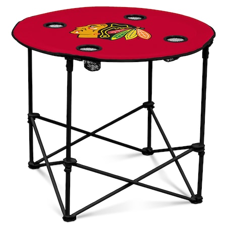 Logo Brands Chicago Blackhawks Round Table 807-31